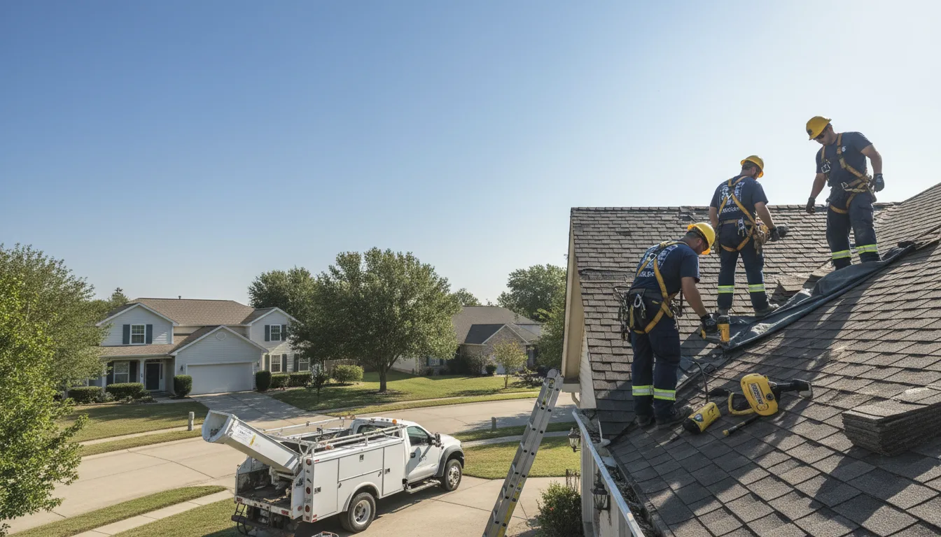 Hail Damage Roof Repair in Berryville, AR